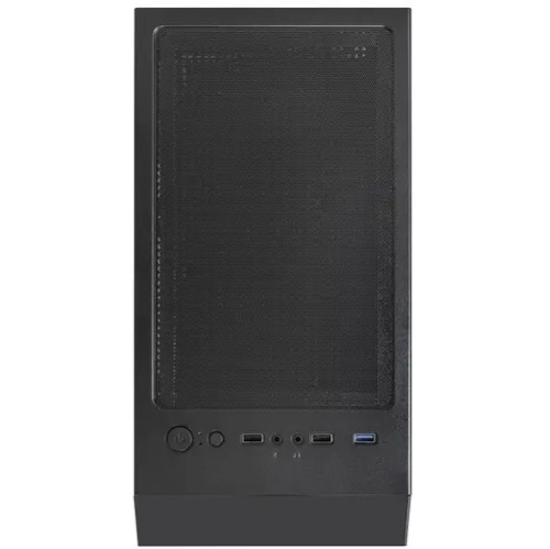 Корпус ExeGate EVO-8243 EX292859RUS Miditower (ATX, без БП, 2*USB+1*USB3.0, черный, 3 вент. с RGB подсветкой, боковая панель - закаленное стекло)