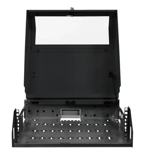 Шкаф коммутационный NTSS NTSS-SOHO5U-BL настенный 5U 520x140мм черный