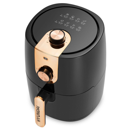 Аэрогриль Hyundai HYF-2057 черный/серебристый