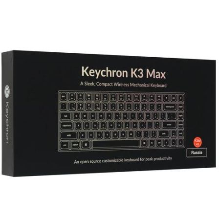 Клавиатура проводная + беспроводная Keychron K3 Max