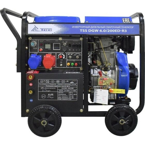 Инверторный дизельный сварочный генератор TSS DGW 7.0/250ED-R 018692