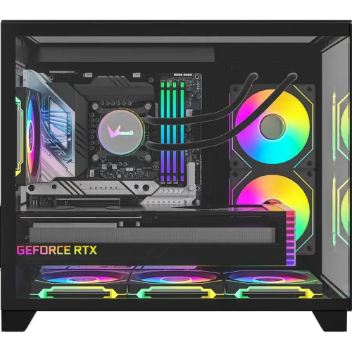 Корпус Formula Crystal Z9ML Floe, mATX, без БП, черный