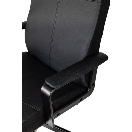 Кресло Бюрократ Dominus-BL искусств. кожа черный