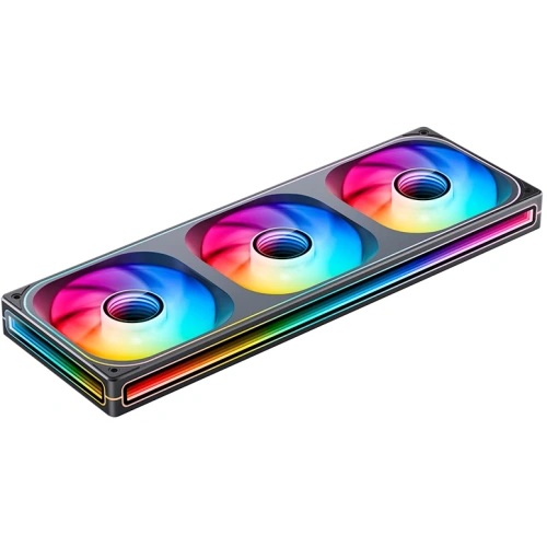 Вентилятор JONSBO ZB-360B (3 in 1) 120х120х28мм (PWM, ARGB LED, 700-2400об/мин, черный) Retail