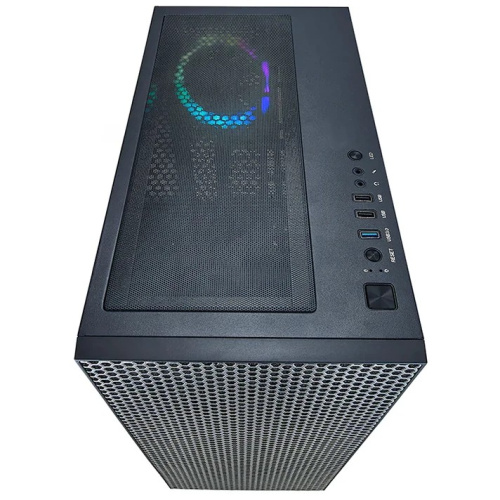 Корпус Azza Hive черный (CSAZ-450 Hive) без БП ATX 8x120mm 5x140mm 2xUSB2.0 1xUSB3.0 audio bott PSU