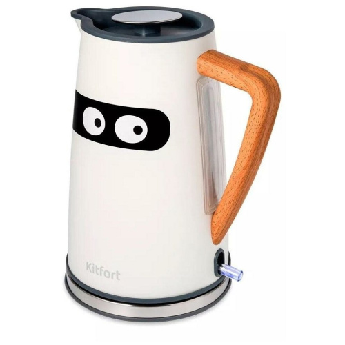 Чайник Kitfort КТ-6148 белый/серый