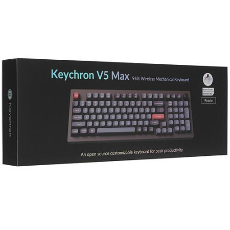 Клавиатура проводная + беспроводная Keychron V5 Max