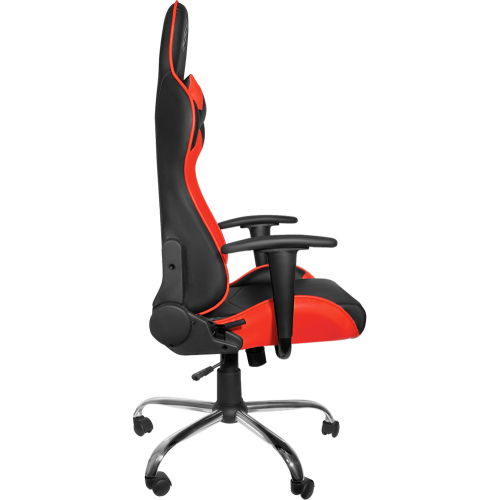 Кресло Defender Azgard (64358) полиуретан черный/красный