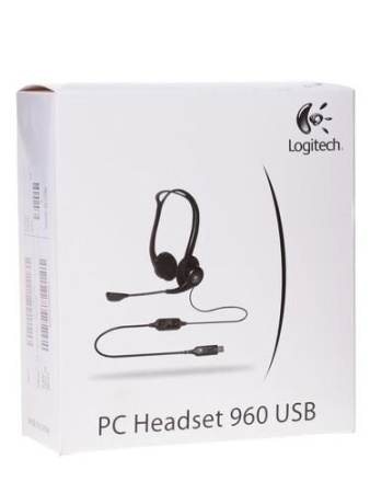 Проводные наушники Logitech PC 960 черный