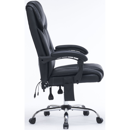 Кресло Cactus CS-CHR-OC02M-BK эко.кожа черный