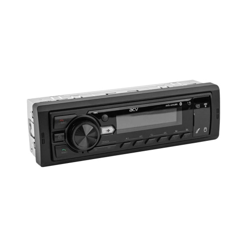 Автомагнитола ACV AVS-401UBR (1din/База 36мм/красная/Bluetooth/USB/TYPE-C/AUX/SD/FM/4*50)