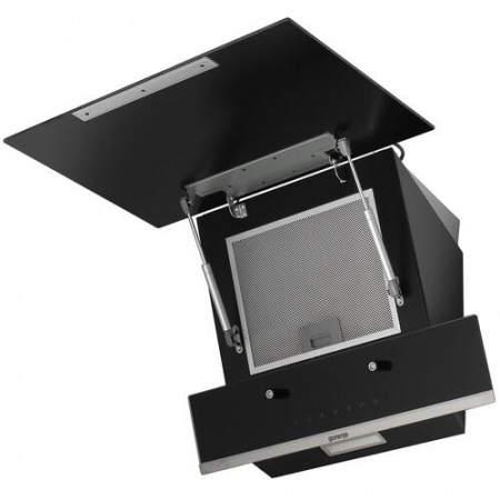 Вытяжка наклонная Gorenje WHI649X21P черный/серебристый