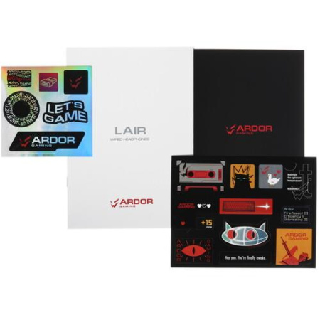 Проводные наушники ARDOR GAMING Lair белый