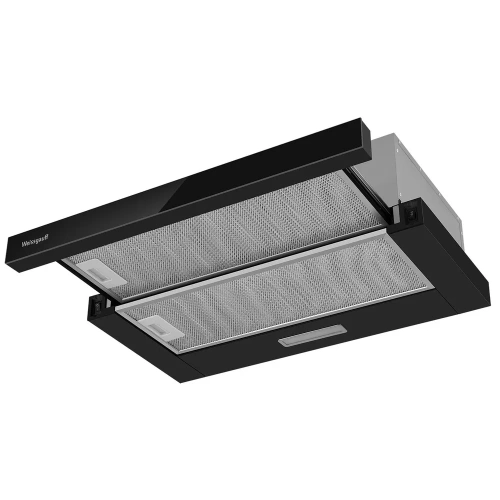 Вытяжка кухонная встраиваемая Weissgauff TEL 600 Black Glass
