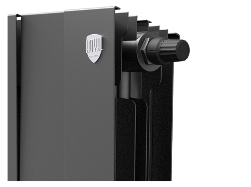 Биметаллический радиатор отопления  Royal Thermo Pianoforte 300 12 Секций Noir Sable Vdr