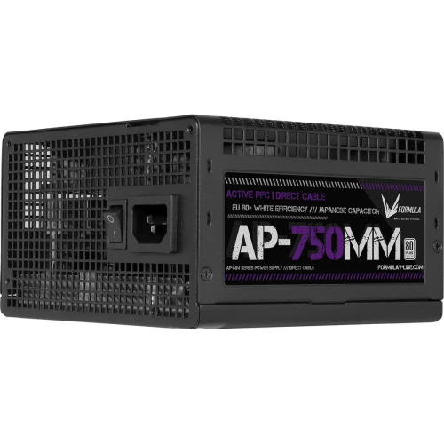 Блок питания Formula V Line AP-750MM, 750W, APFC, 80+, 12cm Fan