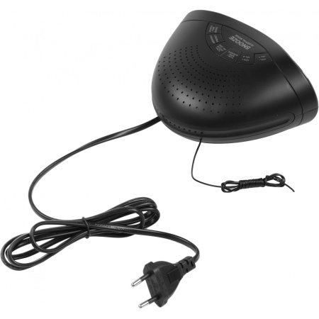 Радиобудильник Hyundai H-RCL200 черный, подсветка красная