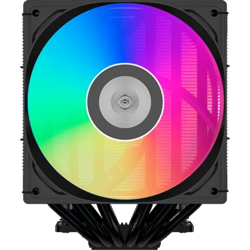 Кулер PcCooler RT620 ARGB BK (250W, 4-pin PWM, 157mm, Al/Cu, 6x6mm, 2x120mm, 73.32CFM, 34.9dBA, 2200RPM, S 1851/1700/1200/115X)
