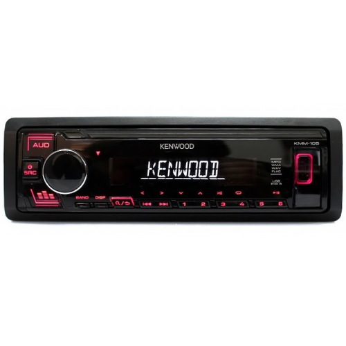 Автомагнитола Kenwood KMM-105 1DIN 4x50Вт AUX 1