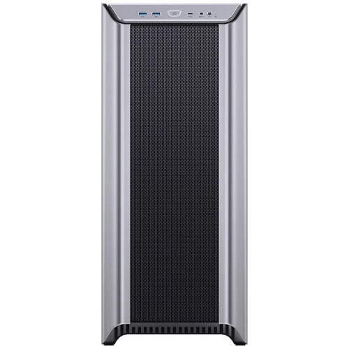 Корпус JONSBO D500 Silver без БП, боковая панель из закал. стекла, ARGB LED-strips, mini-ITX, micro-ATX, ATX, EATX, серебрянный