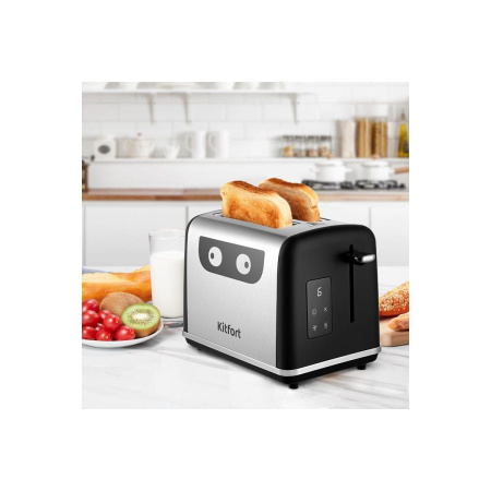 Тостер Kitfort КТ-6221 нерж/черный