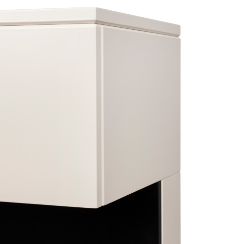 Электрокамин RealFlame Modern CST630 WT белый дуб с очагом 3D Cassette 630 Black Panel