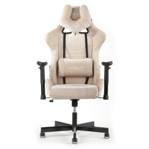Кресло игровое Бюрократ Viking Knight LT21 Fabric песочный крестовина металл