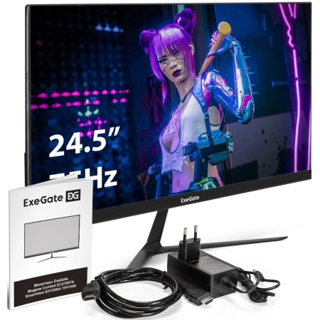 Монитор ExeGate EH1500A SmartView черный (EX297308RUS)