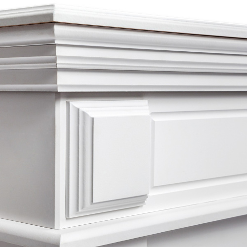 Электрокамин RealFlame Leda 24/25,5 WT белый матовый с очагом Evrika 25,5 LED