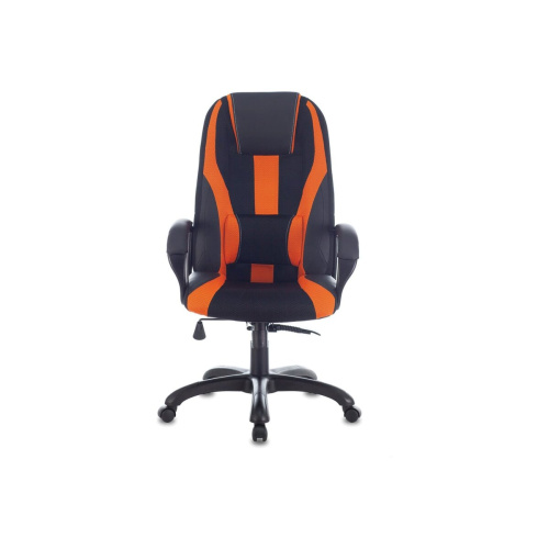 Кресло игровое BRABIX Premium Rapid GM-102 (532420) экокожа/ткань, черно/оранжевое