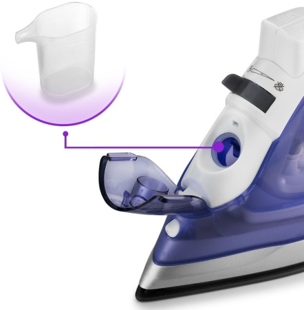 Утюг Kitfort KT-2603 белый/фиолетовый