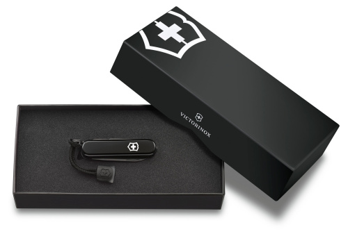 Нож перочинный Victorinox Signature Lite Onyx Black (0.6226.31P) 58мм 8функций черный подар.коробка