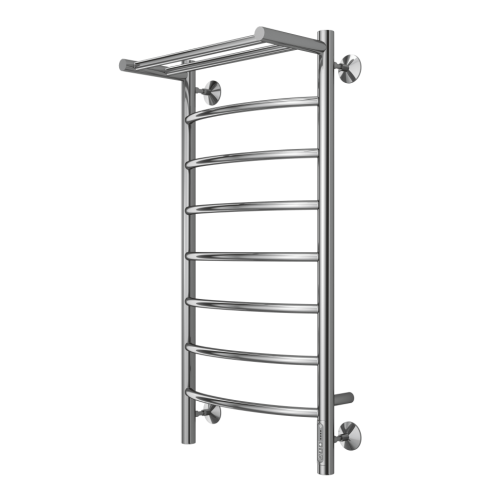 Электрический полотенцесушитель Terminus Классик П8 400х850 quick touch с полкой