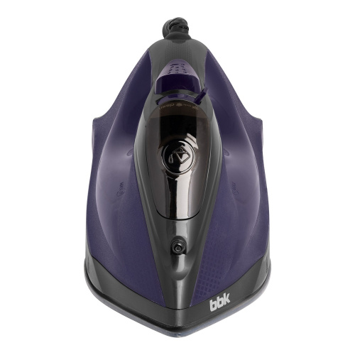 Утюг BBK ISE-2413 черный/фиолетовый