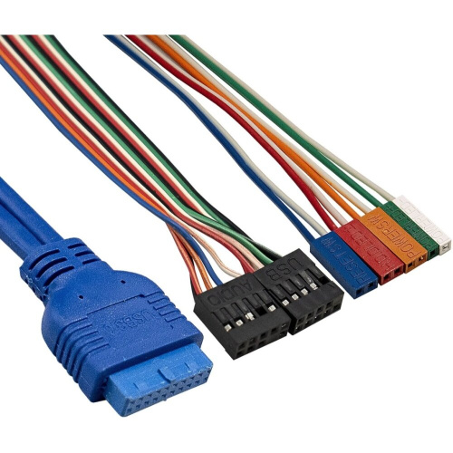 Корпус Exegate UN-604-UNS450 EX299339RUS Miditower (ATX, БП UNS450 с вент. 12см, 2*USB+2*USB3.0, аудио, черный)