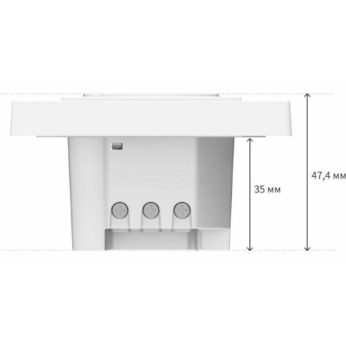 Умная розетка AQARA Wall Outlet H2 EU WP-P01D белый