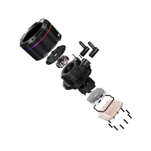 СВО ID-Cooling SL360 Soc-AM5/AM4/1151/1200/2066/1700 4-pin 14-30dB Al+Cu 350W LED Ret