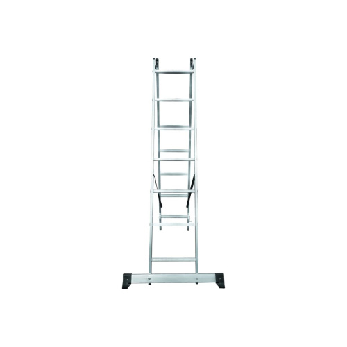 Лестница двухсекционная НОВАЯ ВЫСОТА 1220207 2х7 ступеней