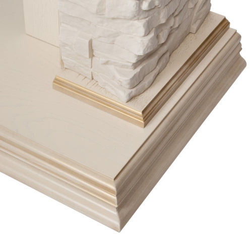 Портал каминный из МДФ RealFlame Patricia под очаги (Majestic, Fobos, Eugene, 3D Olympic) белый