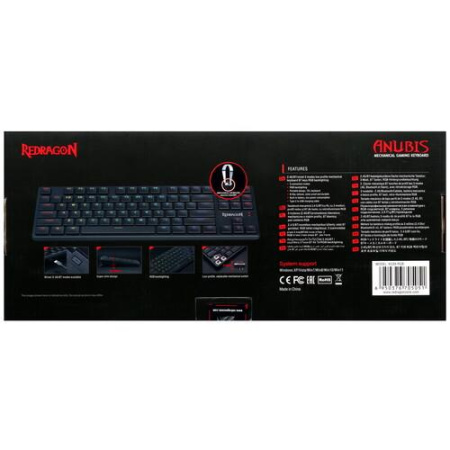 Клавиатура проводная + беспроводная Redragon Anubis