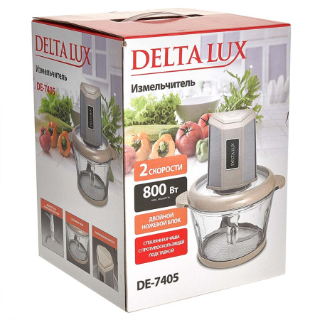 Измельчитель DELTA DE-7405 бежевый