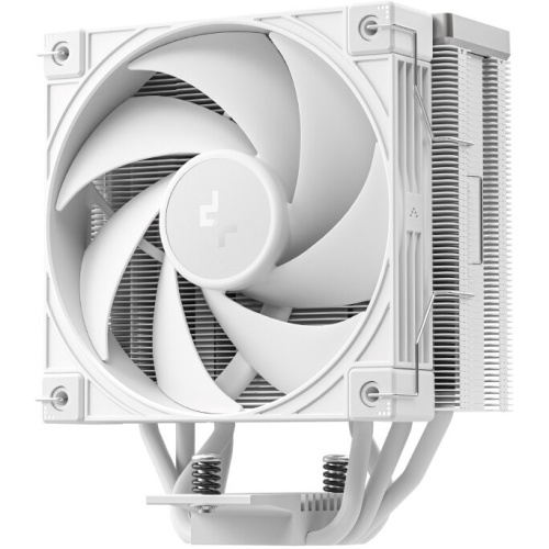 Кулер DEEPCOOL AK400 G2 WH LGA1851/1700/1200/115X/AM5/AM4 (TDP 220W, PWM, Fan 120mm, 4 тепл. трубки, Wood-grain top cover, белый) RET