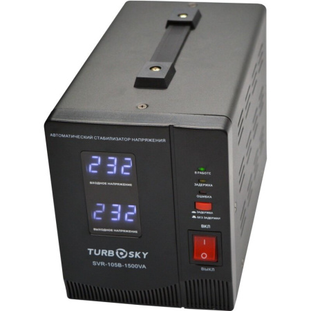 Стабилизатор напряжения Turbosky AVR-1500VA черный